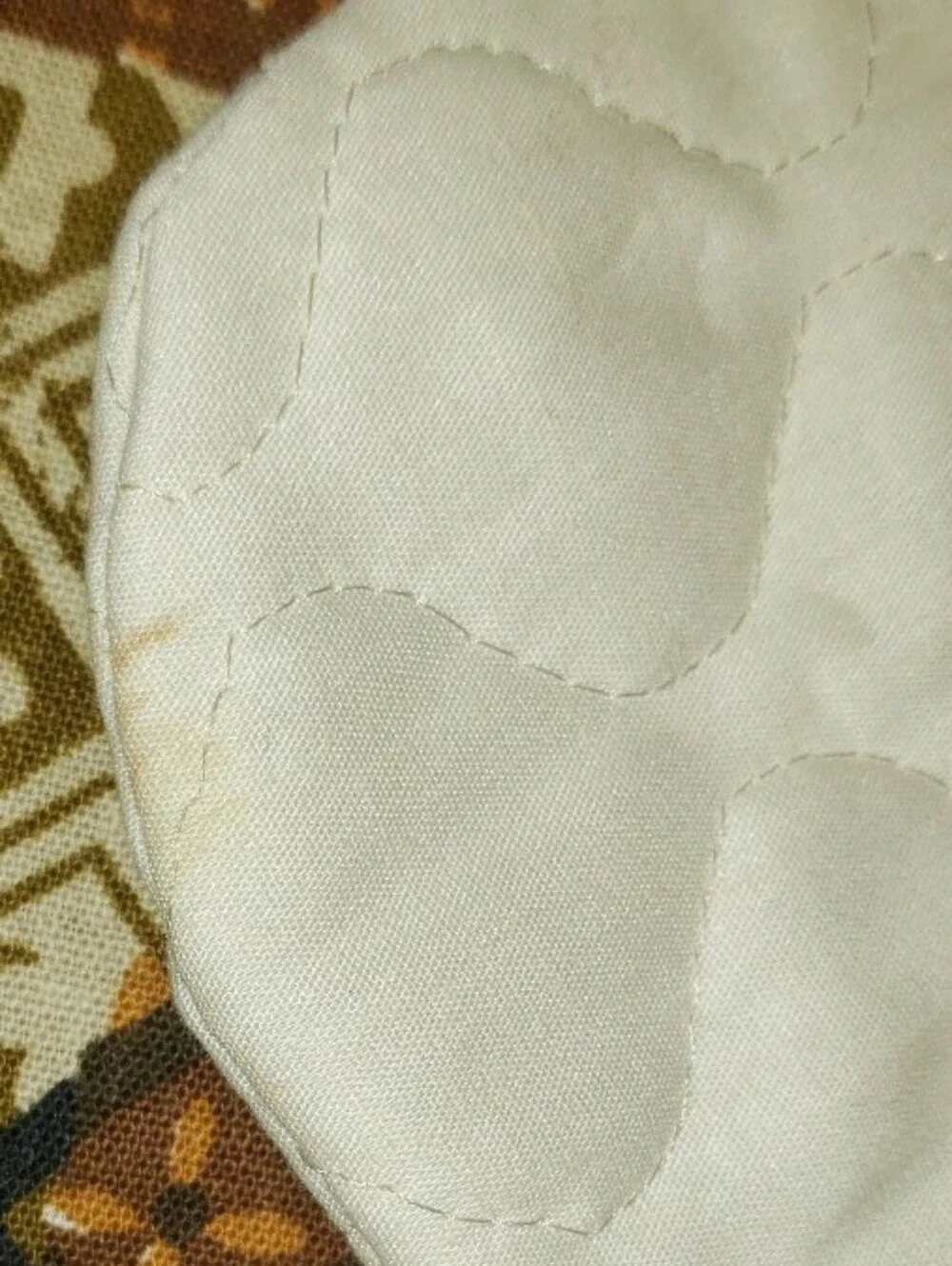 Handmade vintage quilted